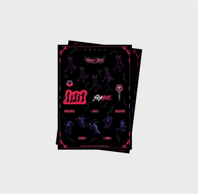 Kpop Demon Hunters - Official Md Saja Boys Your Idol Deco Sticker/Product Detail/KPOP Merch