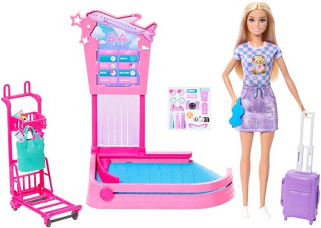 Barbie ‘Malibu’ Travel Doll, Baggage Claim Playset/Product Detail/Toys
