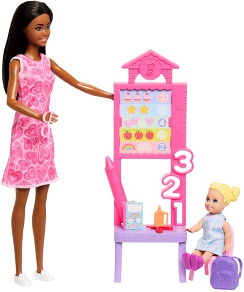 Barbie Careers Teacher Playset with 2 Dolls, Black/Product Detail/Toys