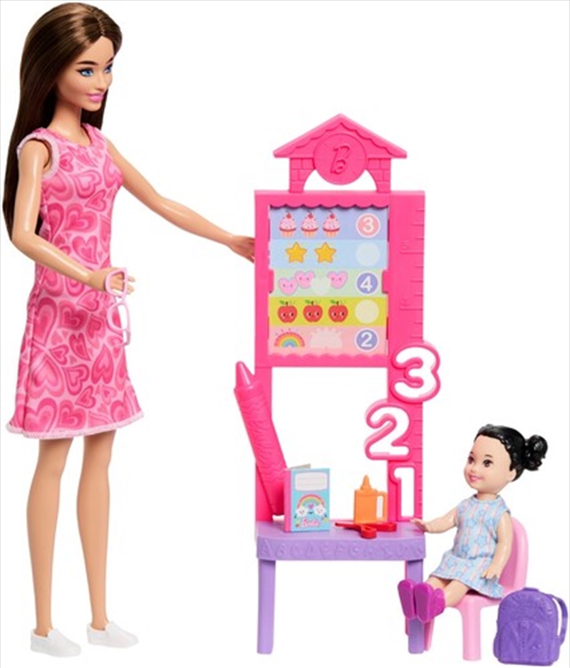 Barbie Careers Teacher Playset with 2 Dolls, Brunette/Product Detail/Toys