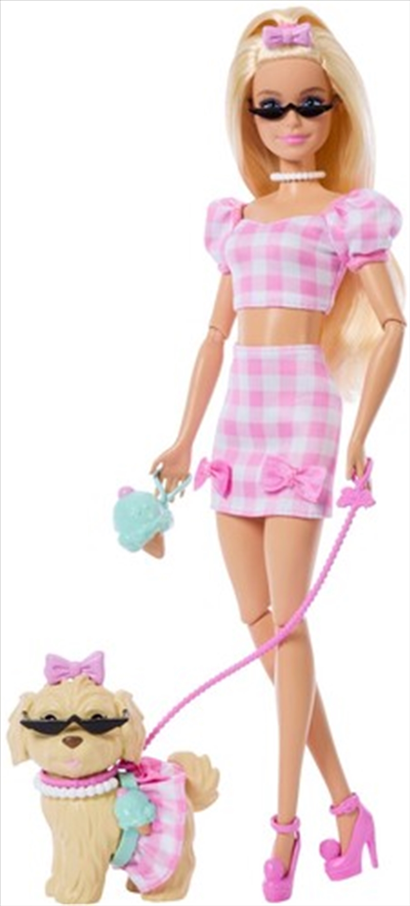 Barbie Twinning Looks Doll with Pet Dog, Blonde Hair/Product Detail/Toys