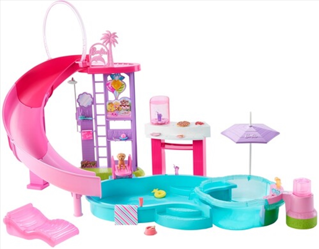Barbie Dream Pool Playset With Slide & Hot Tub/Product Detail/Toys