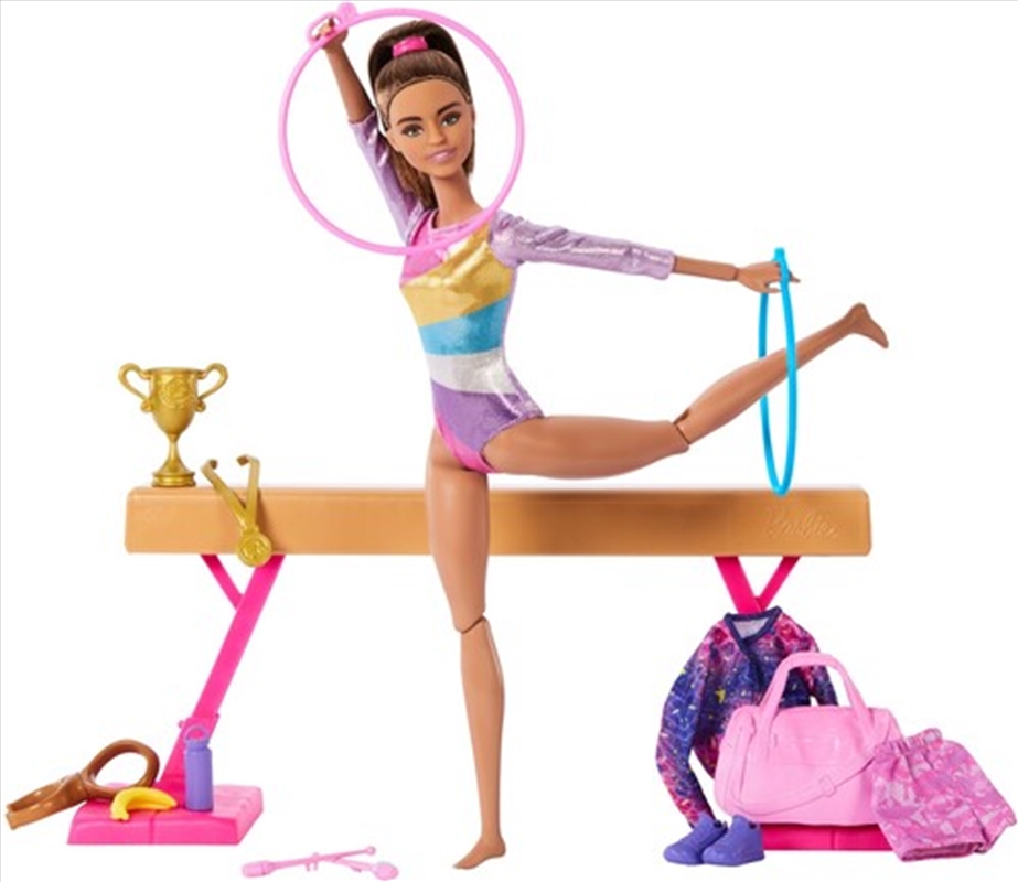 Barbie You Can Be Anything Gymnastics Playset with Brunette Doll/Product Detail/Toys