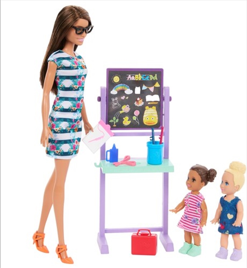 Barbie I Love School Back to School Classroom Playset with 3 Dolls/Product Detail/Toys