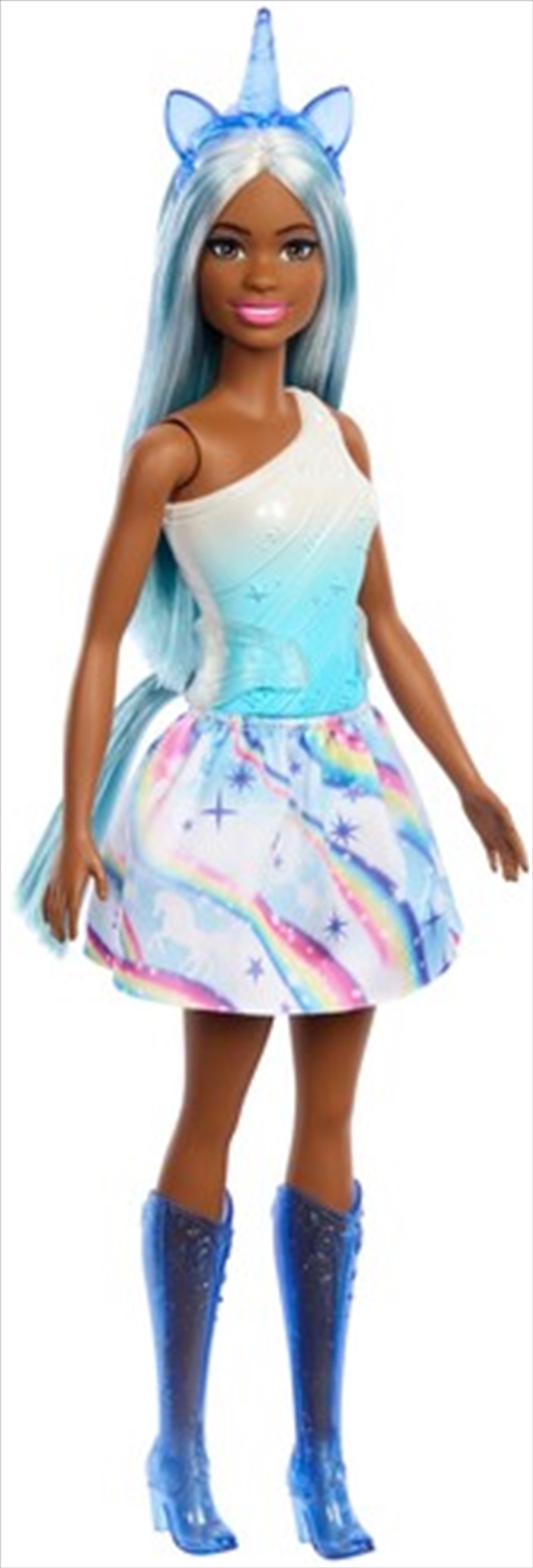 Barbie Unicorn Doll with Blue Hair, Ombre Outfit & Unicorn Accessories/Product Detail/Toys