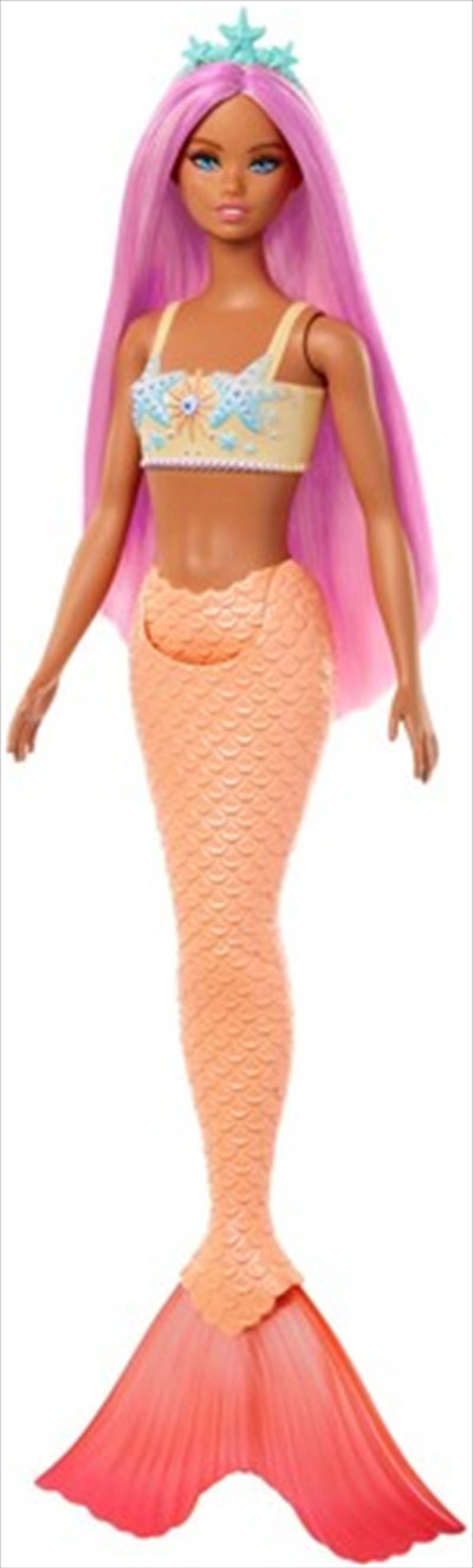 Barbie Mermaid Doll with Pink Hair, Soft Orange Tail & Headband Accessory/Product Detail/Toys