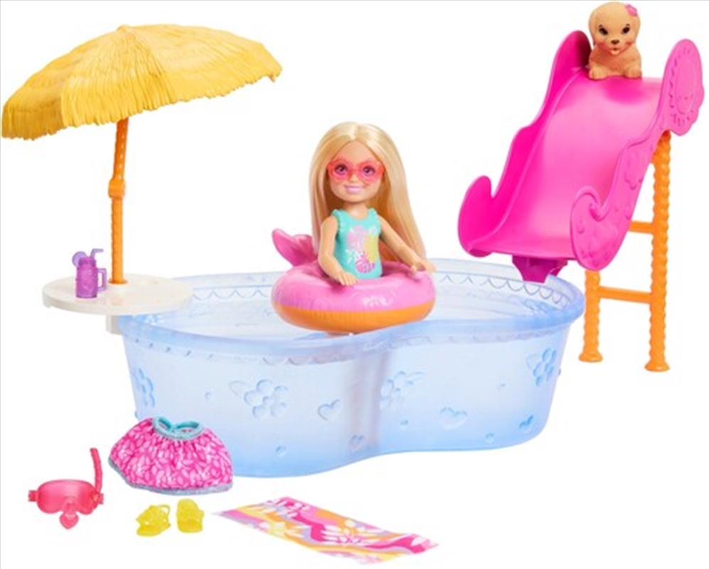 Barbie Summer Vacation Chelsea Pool Party Playset with Small Doll/Product Detail/Toys