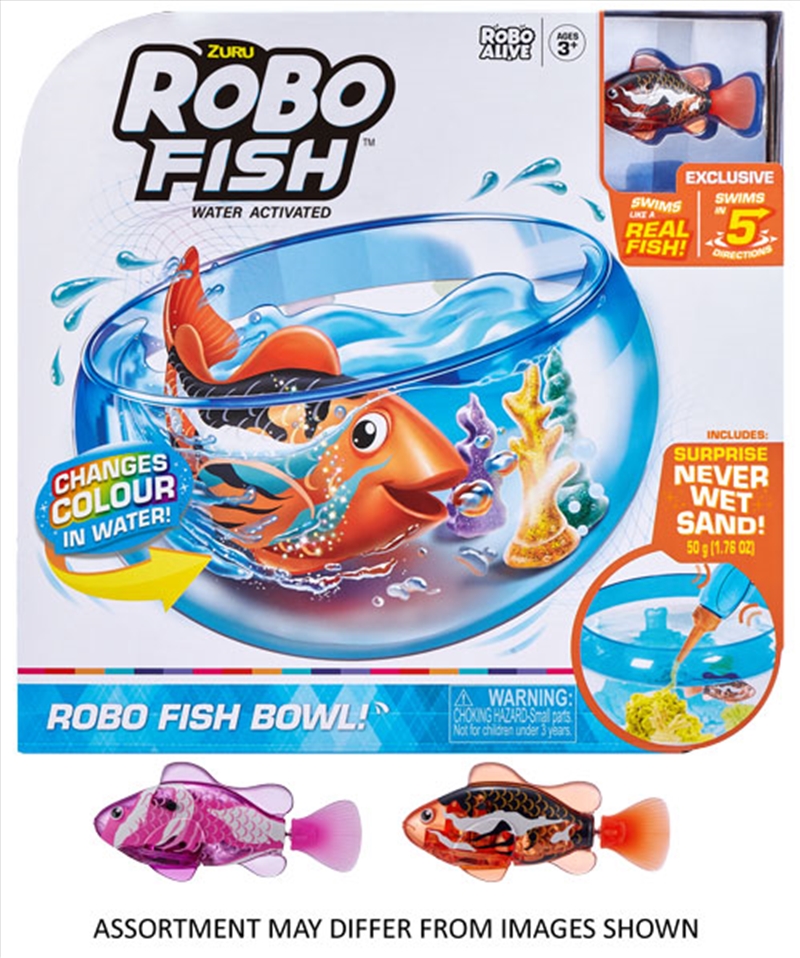Zuru Robo Alive Fish Playset assorted (Sent At Random)/Product Detail/Toys