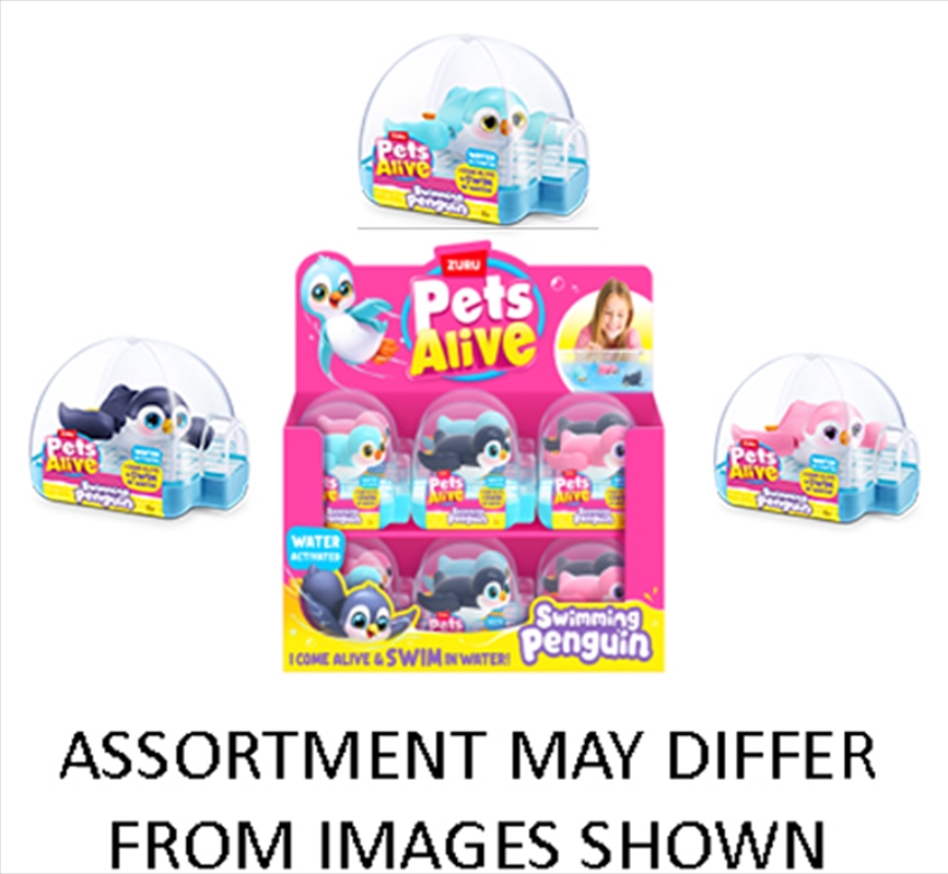 ZURU Pet's Alive Swimming Penguin Series 1 assorted (Sent At Random)/Product Detail/Toys