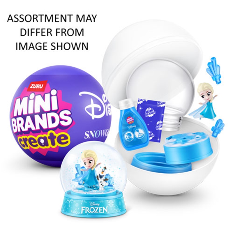ZURU Mini Brands Create - Disney Snow Globes Series 1 (Sent At Random)/Product Detail/Toys