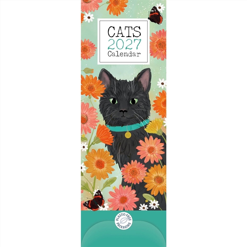 Cats Slim Calendar: 2027/Product Detail/Calendars & Diaries