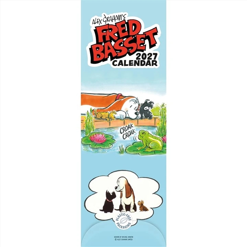 Fred Basset Slim Calendar 2027/Product Detail/Calendars & Diaries