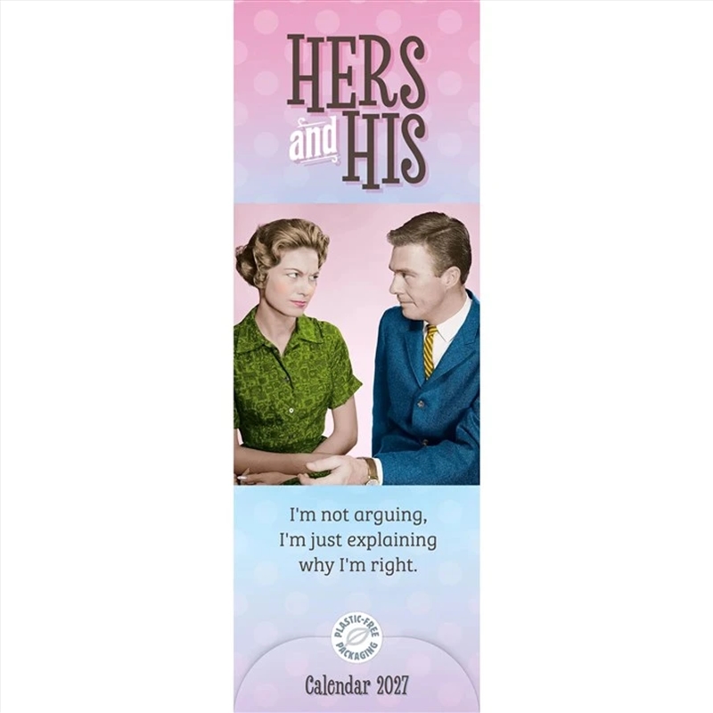 Hers & His Couples Slim Planner 2027/Product Detail/Calendars & Diaries