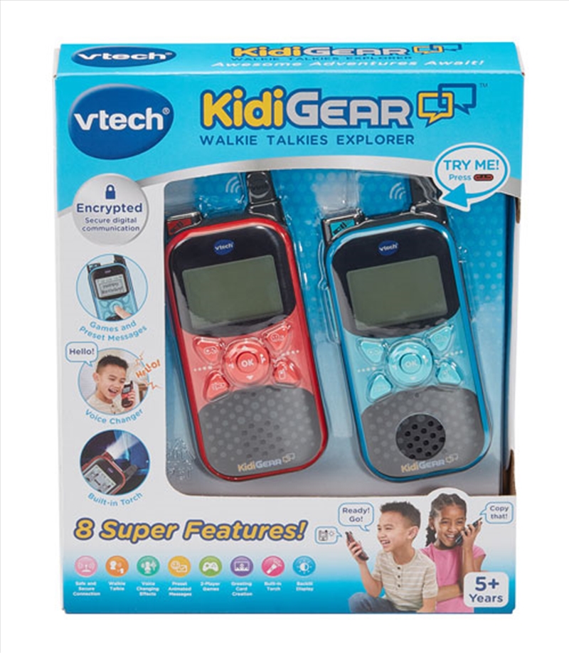 Vtech KidiGear Walkie Talkies Explorer Blue/Red/Product Detail/Toys