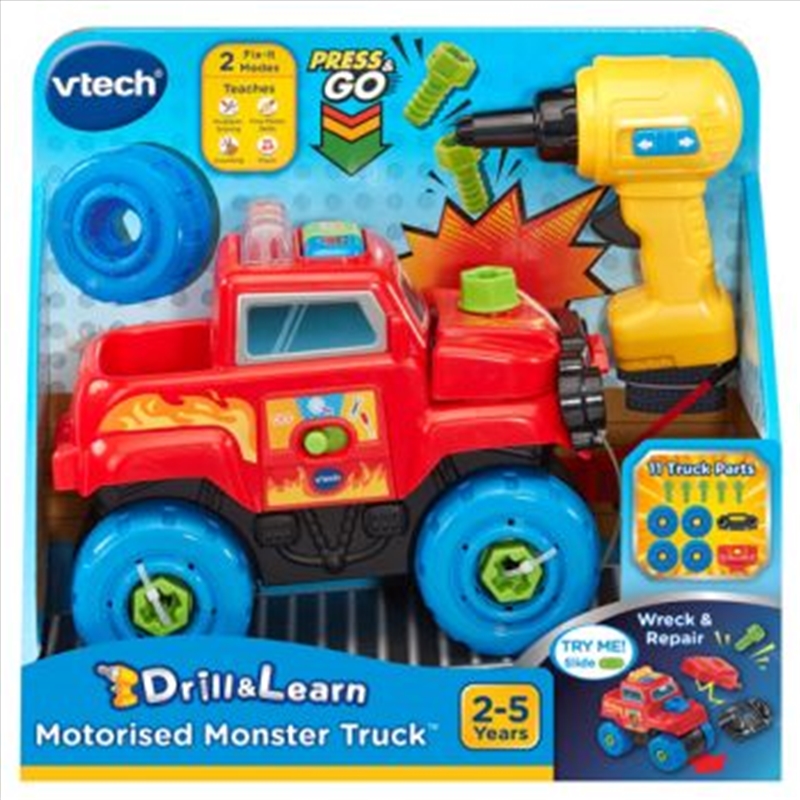 VTech Drill & Learn Motorised Monster Truck/Product Detail/Toys