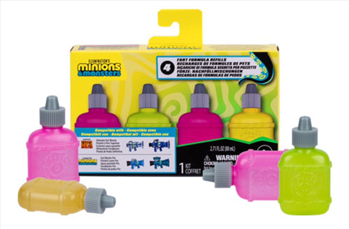 Minions 3 Ultimate Fart Blaster Refill 4 Pack/Product Detail/Toys