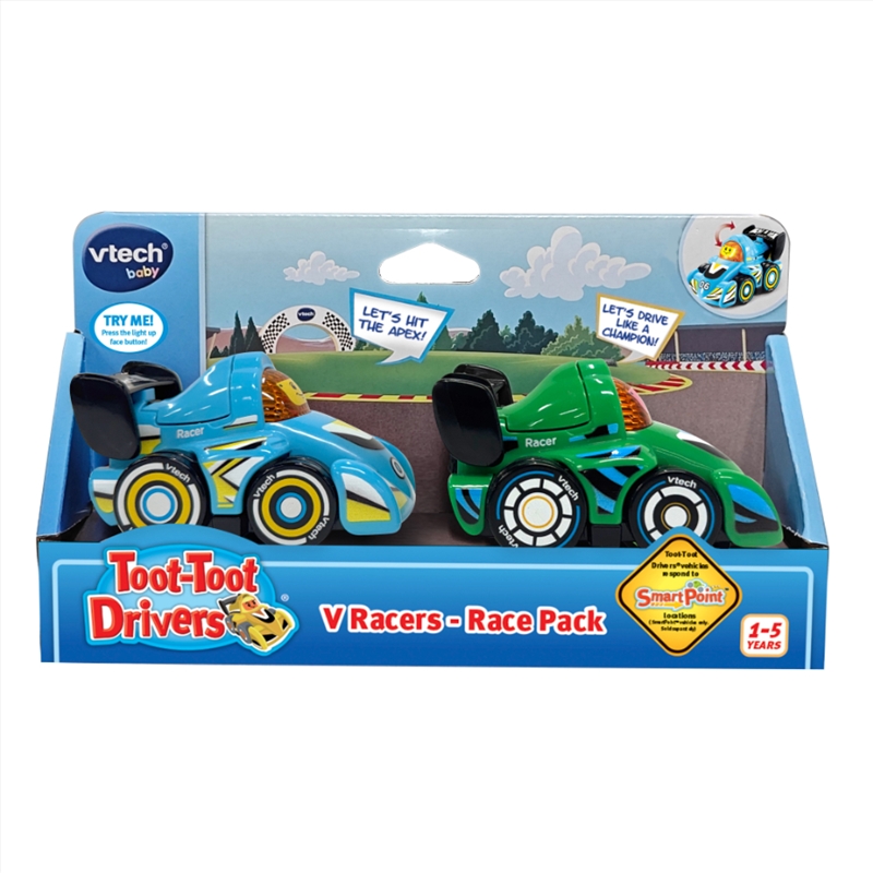Vtech Toot-Toot Drivers V Racers vehicles 2-Pack assorted (Sent At Random)/Product Detail/Toys