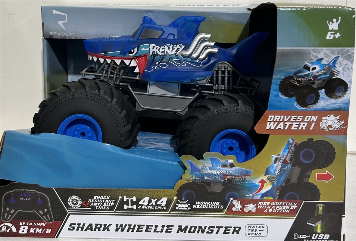 Revolt Radio Control Amphibious Shark Wheelie Monster/Product Detail/Toys