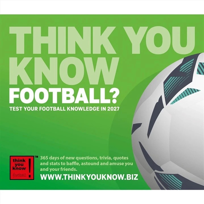 Think You Know Football Box/Product Detail/Calendars & Diaries