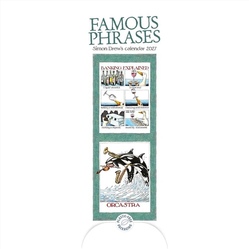 Simon Drews Famous Phrases Slim Calendar/Product Detail/Calendars & Diaries