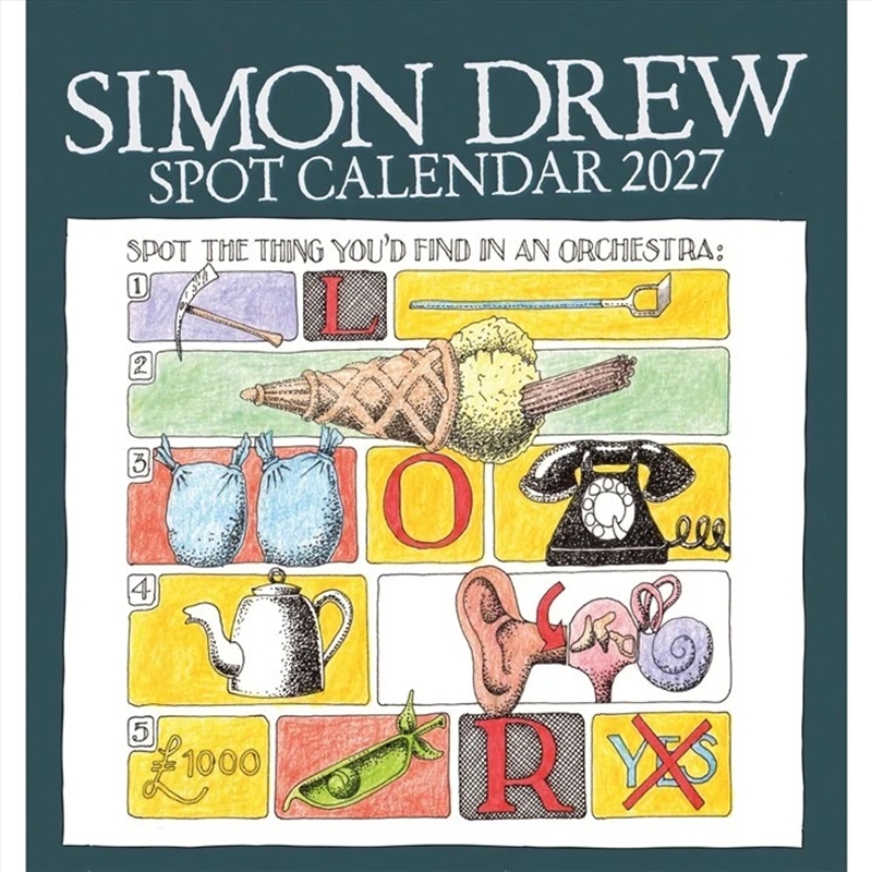Simon Drew Easel/Product Detail/Calendars & Diaries