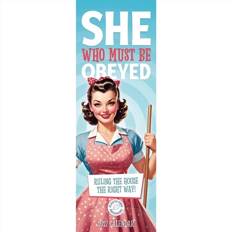 She Who Must Be Obeyed Slim Calendar / WPL/Product Detail/Calendars & Diaries
