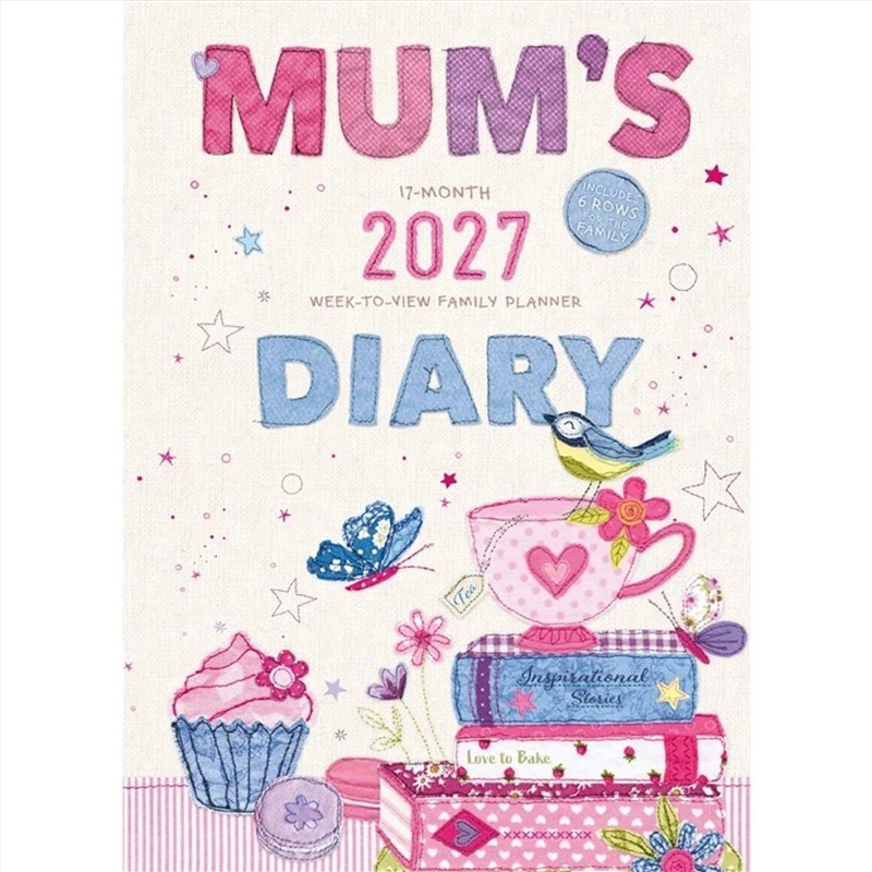 Mums Fabric Planner Engagement Diary/Product Detail/Calendars & Diaries