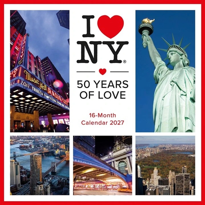 I Love NY (City) Wall Calendar/Product Detail/Calendars & Diaries