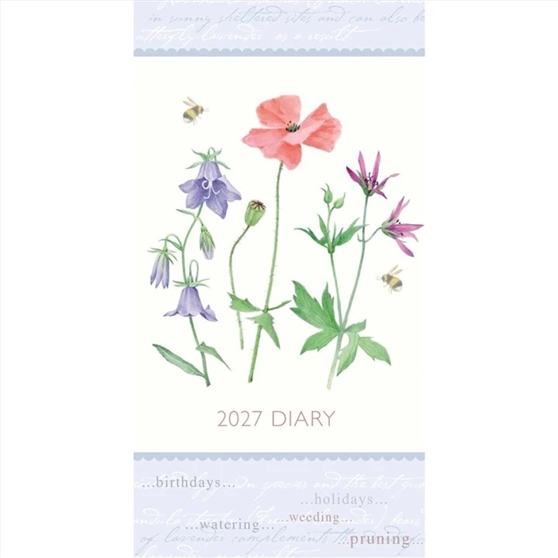 Garden Days Slim Diary/Product Detail/Calendars & Diaries