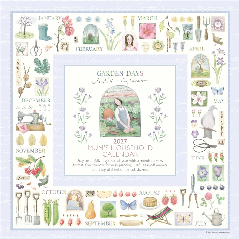 Garden Days Planner Wall Calendar/Product Detail/Calendars & Diaries