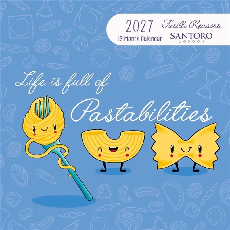 Fusilli Reasons, Santoro Wall Calendar/Product Detail/Calendars & Diaries