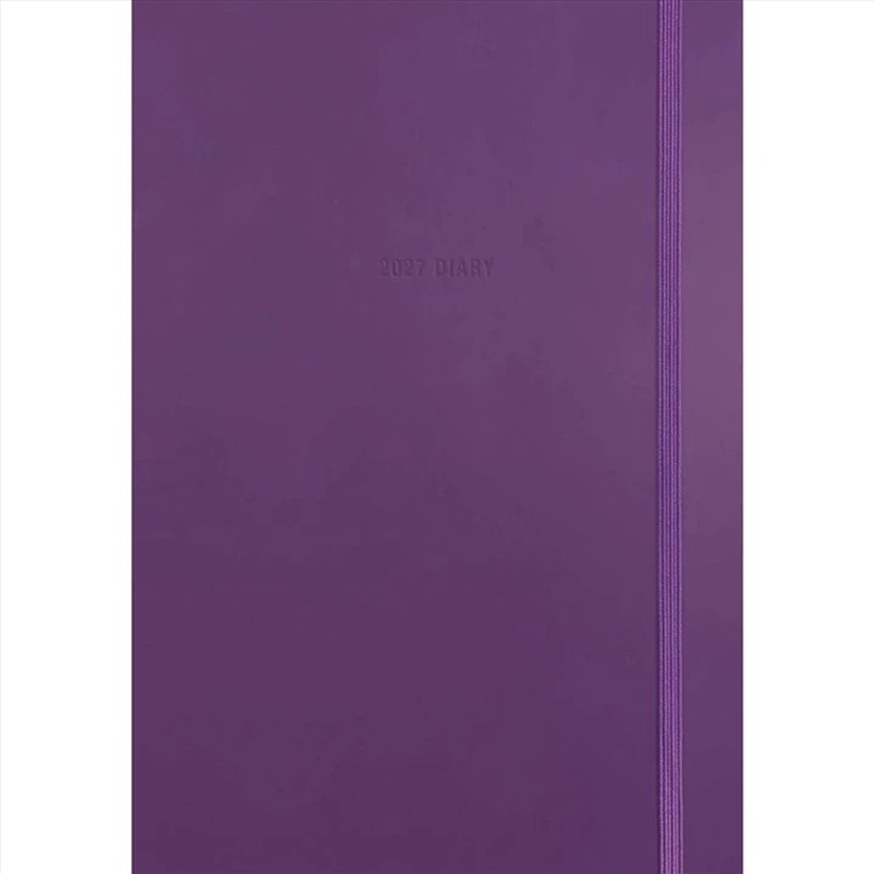 Fashion Diary Purple Soft Touch A5 Diary/Product Detail/Calendars & Diaries