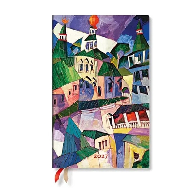 2027 St. Petersburg Lentulov S Cityscapes Maxi 12-Month Softcover Dayplanner Elastic Band Closure Ho/Product Detail/Calendars & Diaries