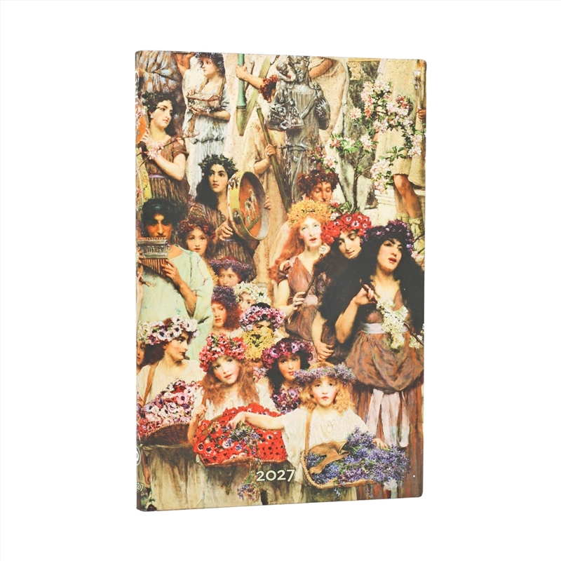 2027 Spring Lawrence Alma-Tadema Maxi 12-Month Softcover Dayplanner Elastic Band Closure Horizontal/Product Detail/Calendars & Diaries