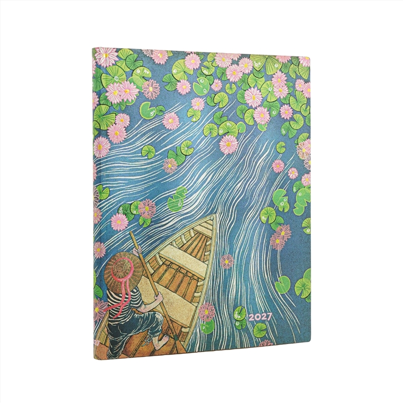2027 Lotus River Living With Yuko Ultra 12-Month Softcover Dayplanner Elastic Band Closure Vertical/Product Detail/Calendars & Diaries