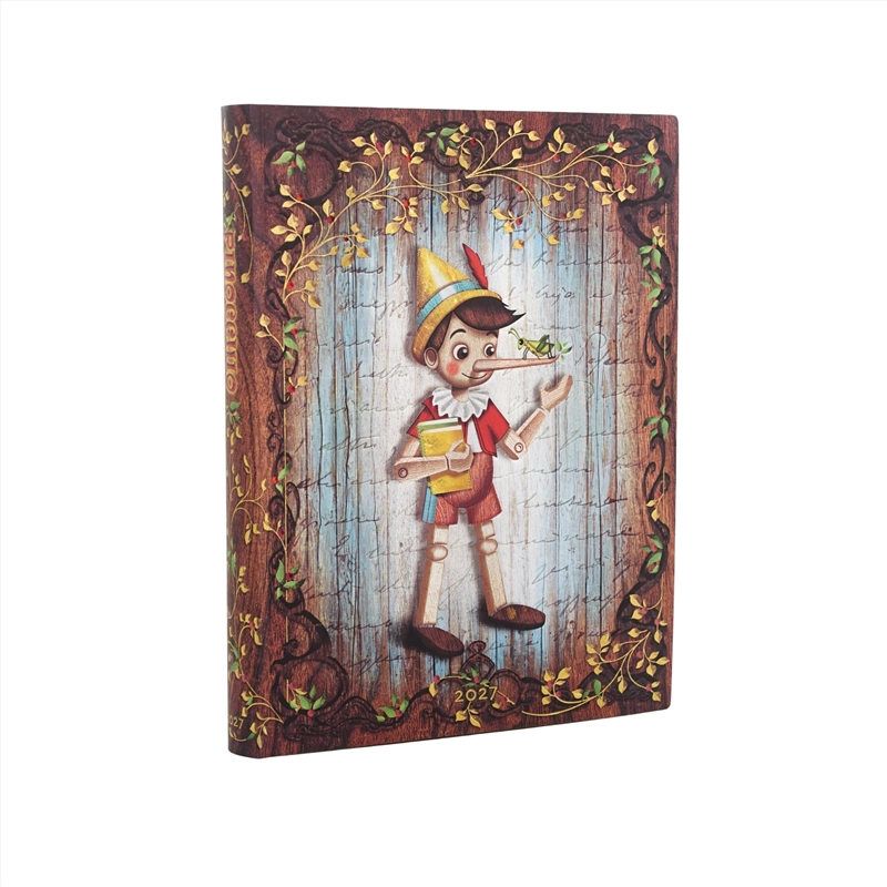 2027 Carlo Collodi, Pinocchio Fairy Tale Collection Ultra 12-Month Softcover Dayplanner Elastic Band/Product Detail/Calendars & Diaries