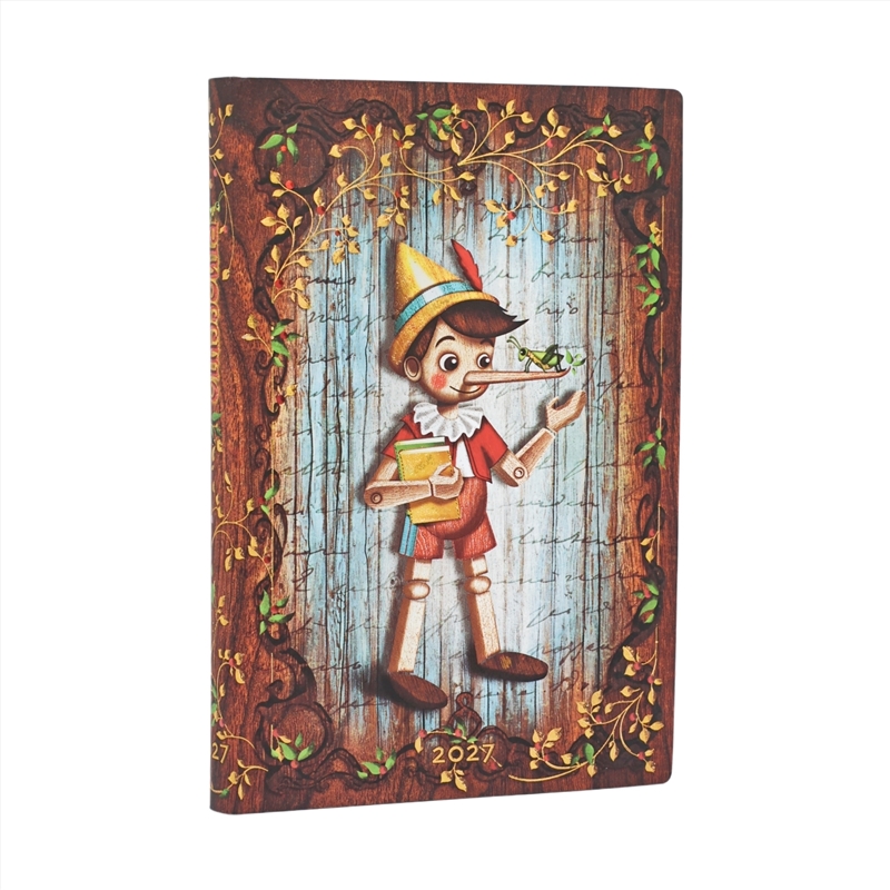 2027 Carlo Collodi, Pinocchio Fairy Tale Collection Mini 12-Month Softcover Dayplanner Elastic Band/Product Detail/Calendars & Diaries