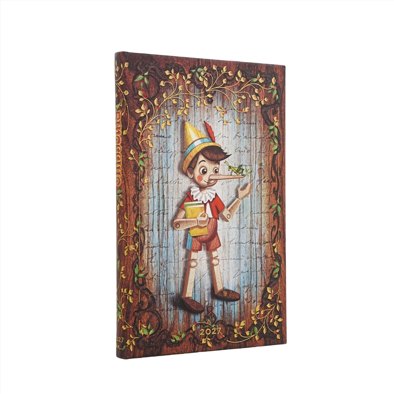 2027 Carlo Collodi, Pinocchio Fairy Tale Collection Maxi 12-Month Hardcover Dayplanner Elastic Band/Product Detail/Calendars & Diaries