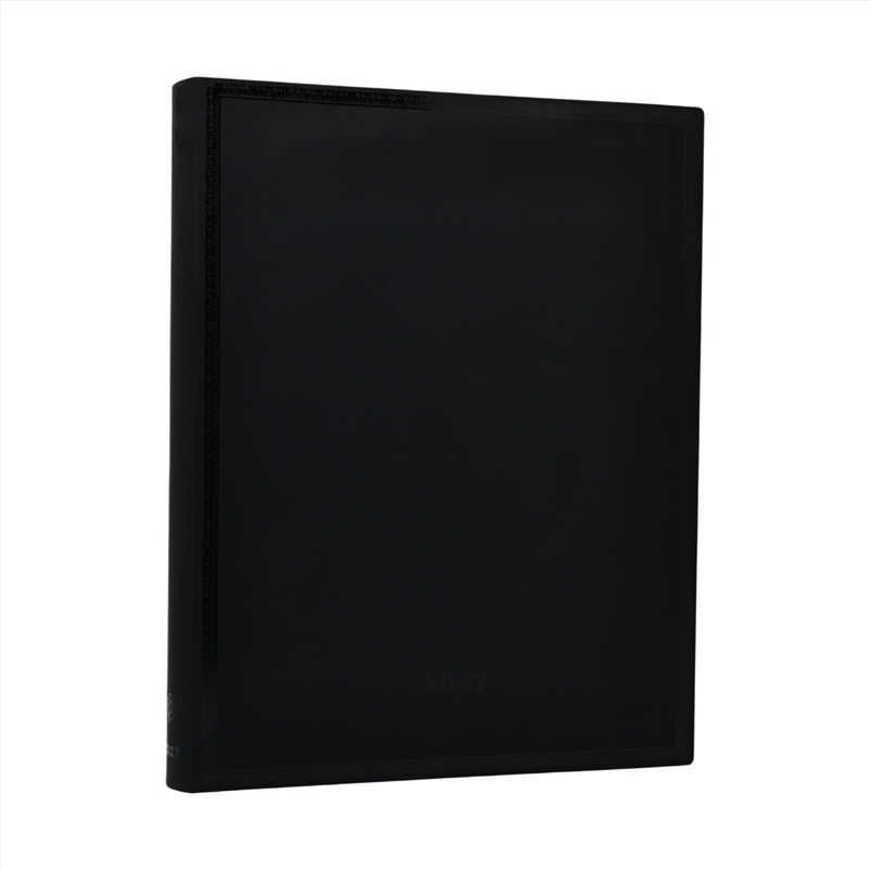 2027 Black Edition Bold Ultra 12-Month Softcover Dayplanner Elastic Band Closure Daily/Product Detail/Calendars & Diaries