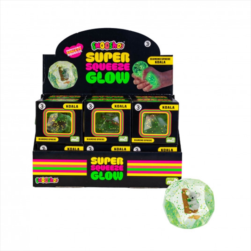 Smooshos Super Squeeze Diamond Sphere GID Koala (SENT AT RANDOM)/Product Detail/Toys