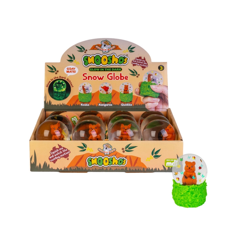Smooshos Snow Globe Glow In The Dark Quokka/Product Detail/Collectables