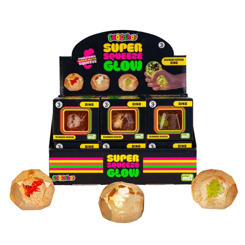 Smooshos Super Squeeze Diamond Sphere GID Dino/Product Detail/Toys