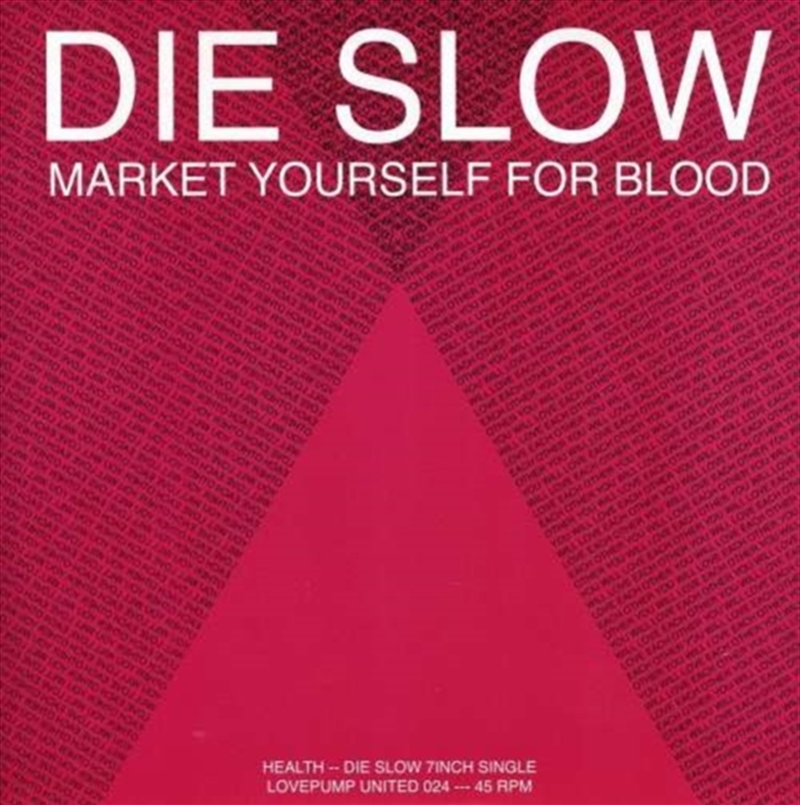 Die Slow / Pictureplane Rmx/Product Detail/Rock/Pop