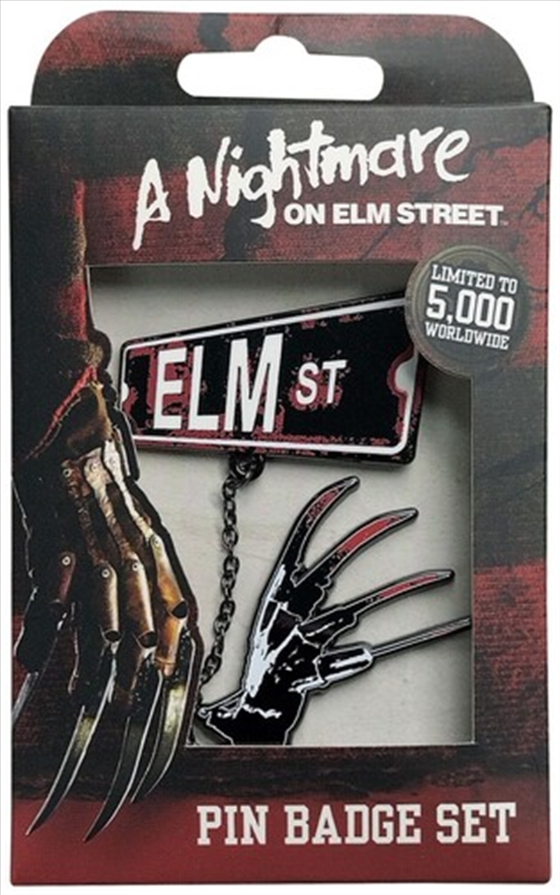 A Nightmare on Elm Street - Limited Edition Pin Badge Set/Product Detail/Buttons & Pins