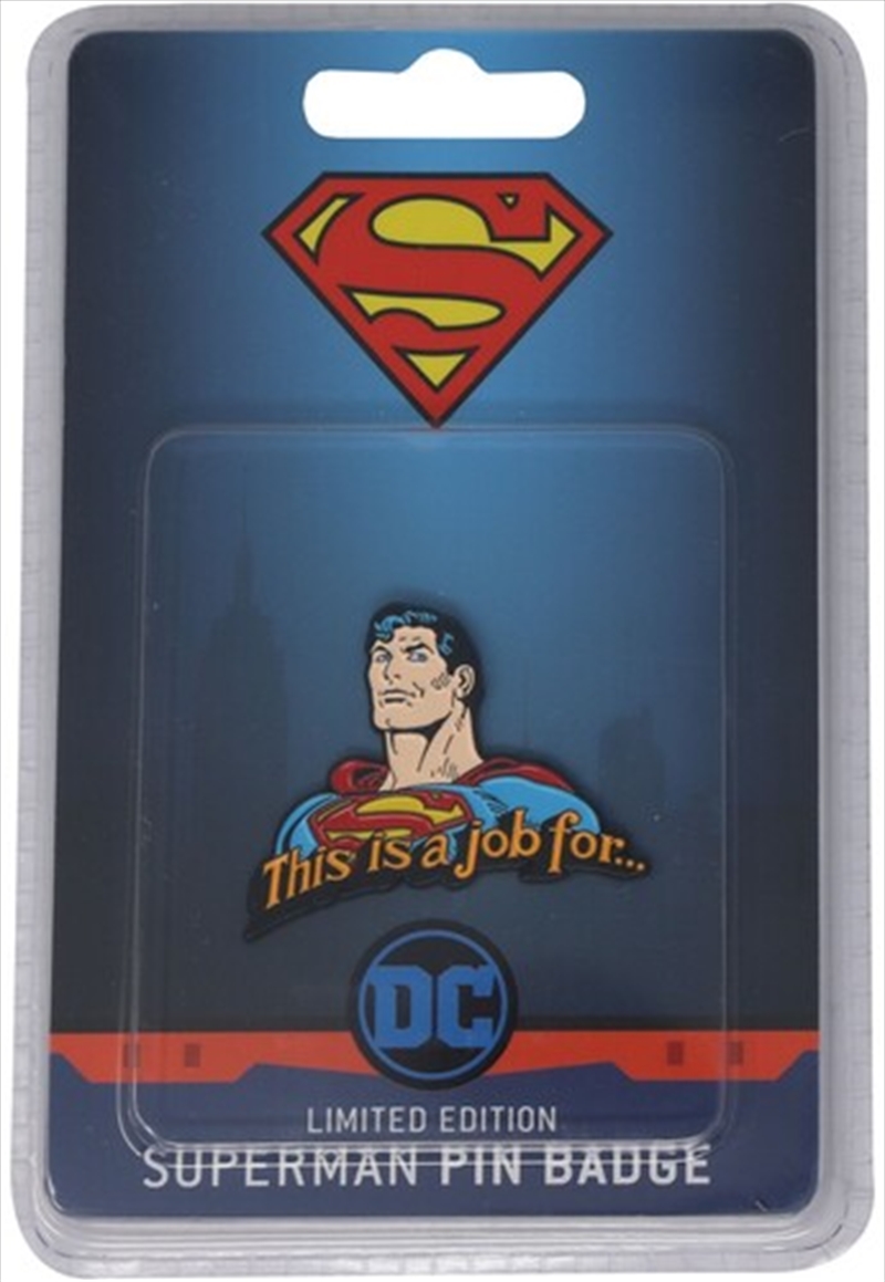 DC Comics - Limited Edition Pin Badge - Superman/Product Detail/Buttons & Pins