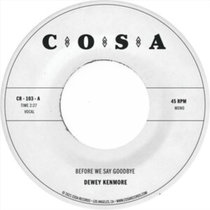 Before We Say Goodbye/Product Detail/R&B