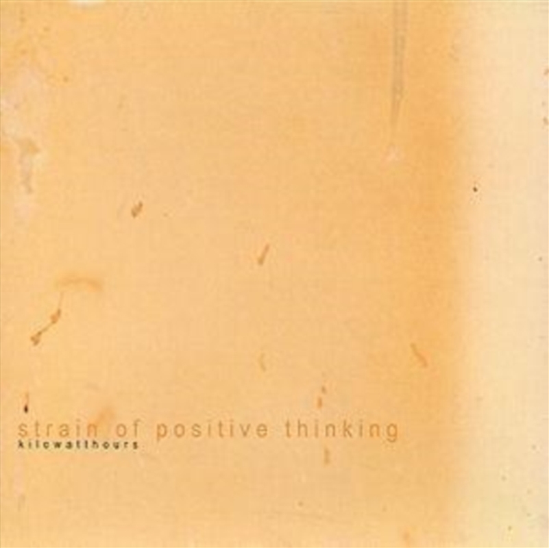 Strain Of Positive Thinking/Product Detail/Rock/Pop