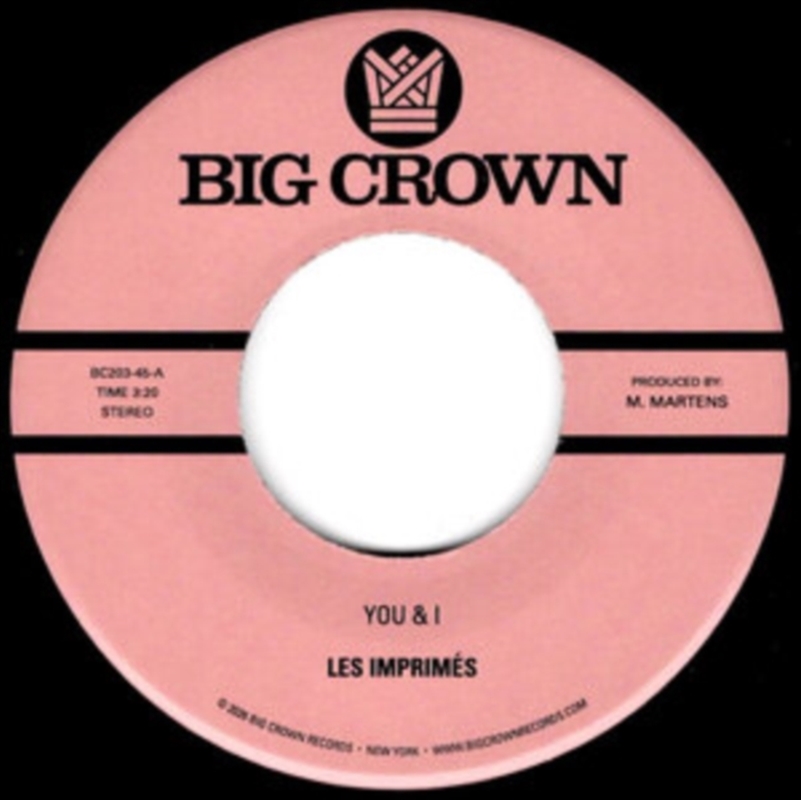 You & I B/W Miss The Days/Product Detail/Rock/Pop