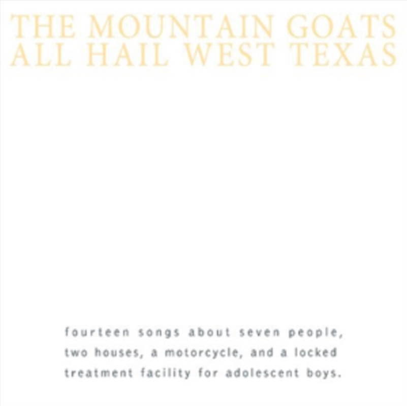 All Hail West Texas/Product Detail/Rock/Pop