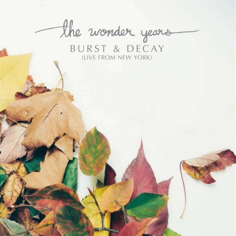 Burst & Decay: Live From New York/Product Detail/Rock/Pop
